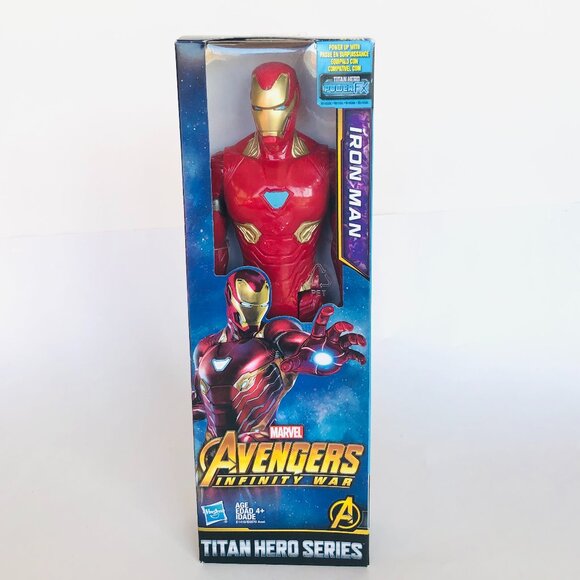 Marvel Avengers Titan Heroes Iron Man with Power FX Port 12" New in Box - Picture 5 of 10